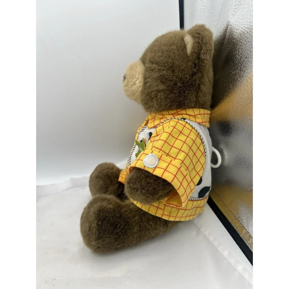 Build A Bear Brown Teddy Bear Plush 13” Disney Pixar Toy Story Woody Top